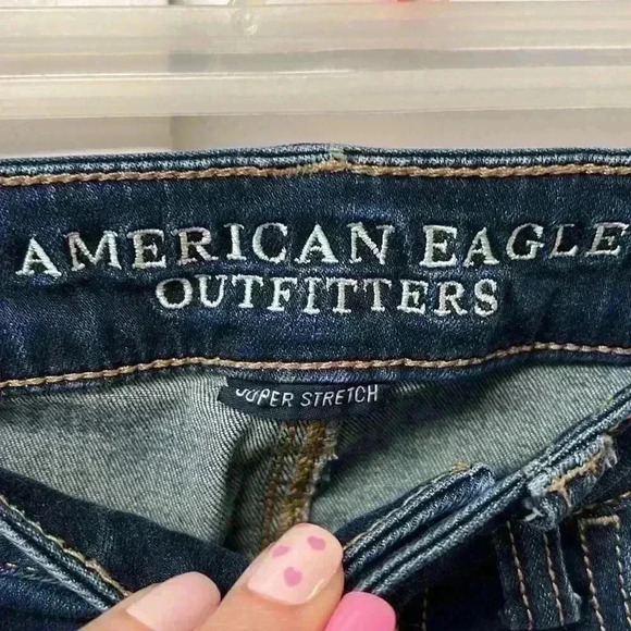American Eagle Super Low Jegging - Size 2 Long - Picture 2 of 4